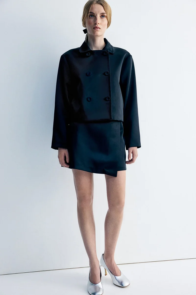 اتش اند ام جاكيت بأزرار مزدوجة