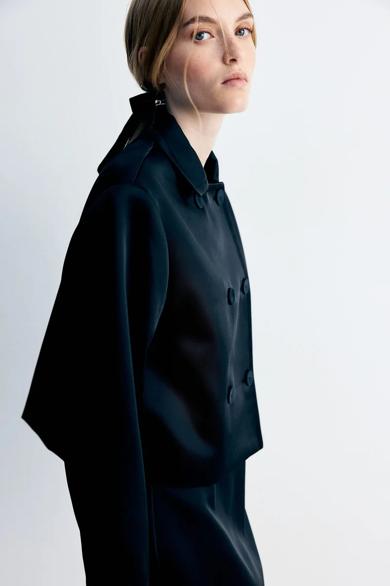 اتش اند ام جاكيت بأزرار مزدوجة