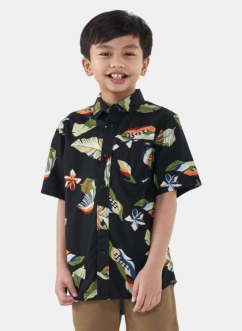 VANS Kids' Lucid Floral Print Shirt