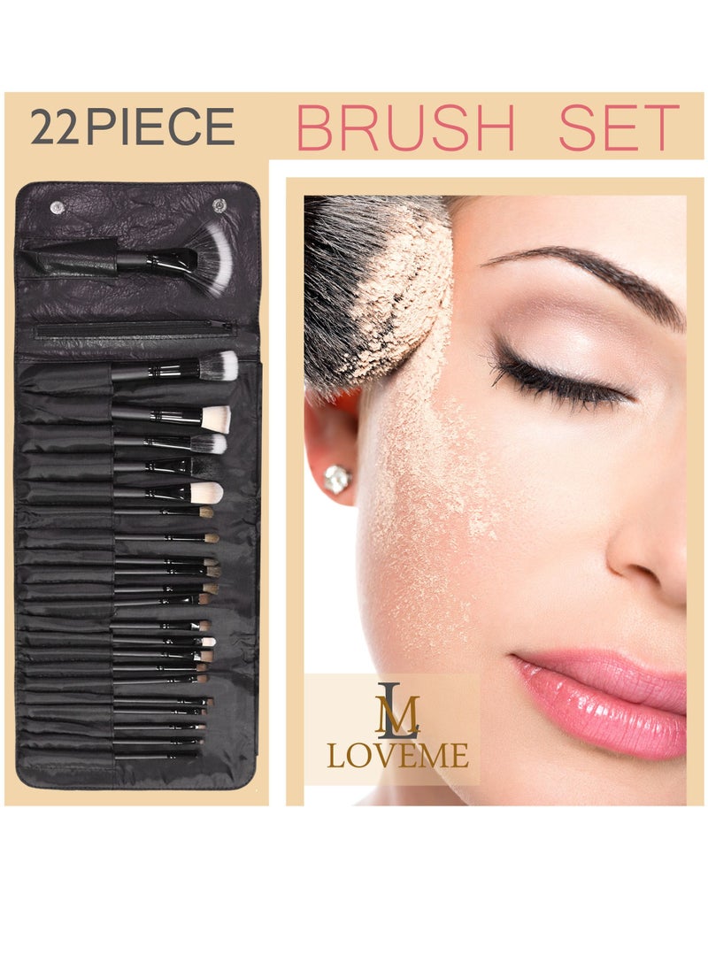 لوف مي 22 قطعة فرش تجميل مع شنطة حافظة لهم  - Image 1