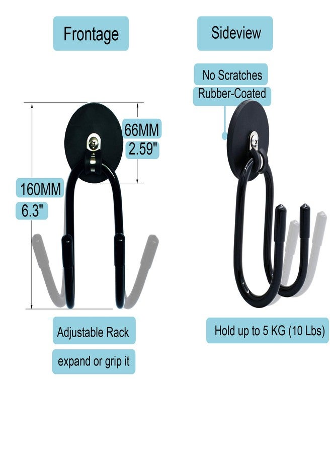 YYST Magnetic Extension Cord Holder Hanger Organizer Cable Hanger for House, Basement, RV, Garage - Cables, Hoses, Ropes- Type W (1) - Image 2