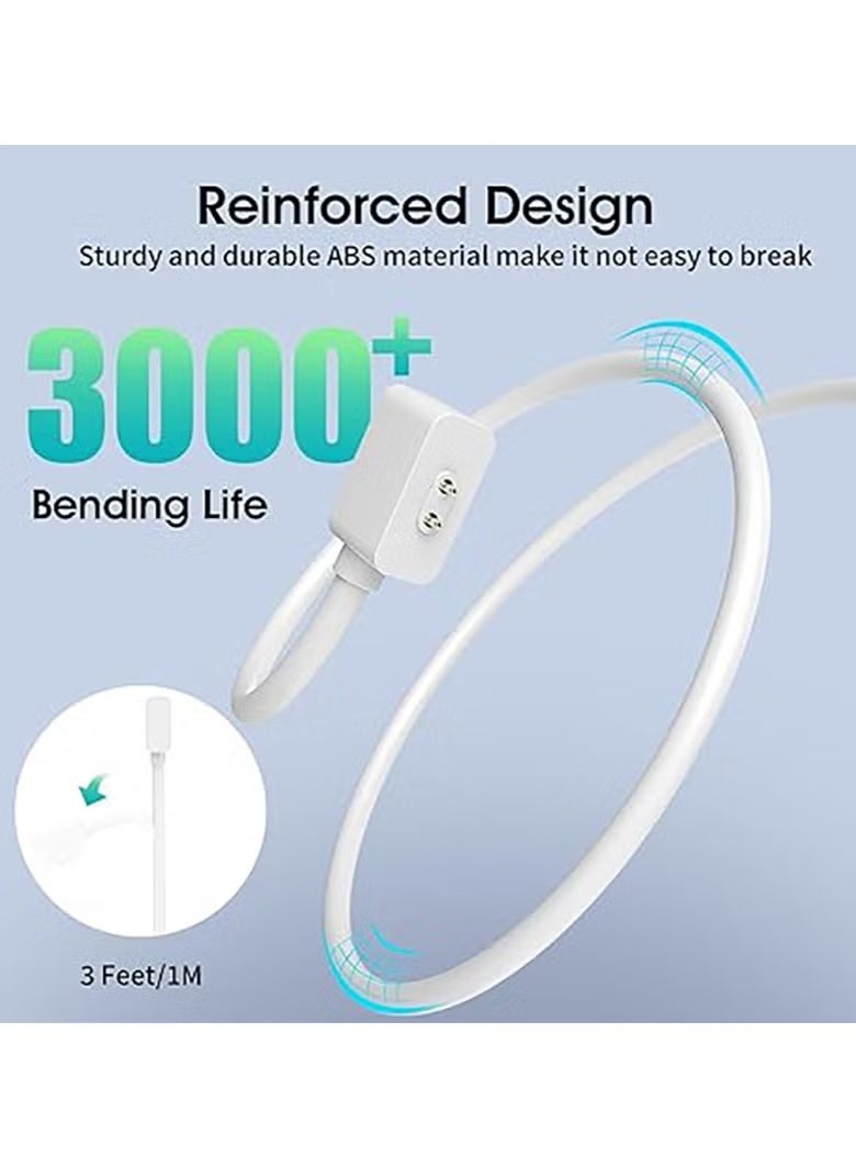 ROFE 1M USB Charger Cable Compatible with Xiaomi MI Band 10,MI Band 9/9 Pro,Mi Band 8/8 Pro,Redmi Watch 5/5 Lite/5 Active,Redmi Watch 4/4 Lite/4 Active,Redmi Watch 3/3 Lite/3 Active - Image 5
