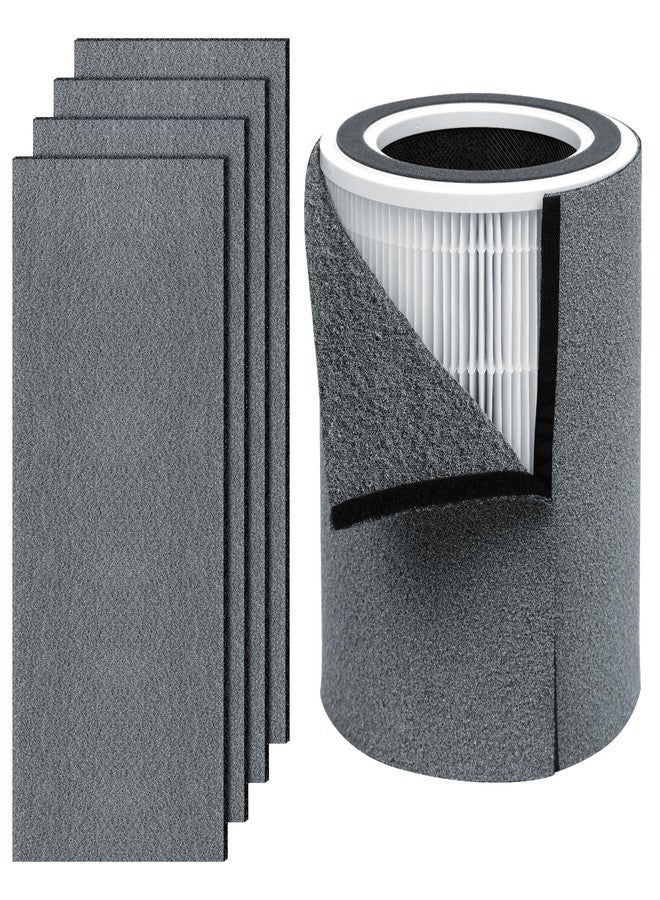 Harebery Upgrade HP670 Replacement Filter Set Compatible with Hunter HP670 Large Tower Purifier, Part Number H-HF670-VP, 1 Premium Filter + 4 Carbon Pre-filters - Image 1