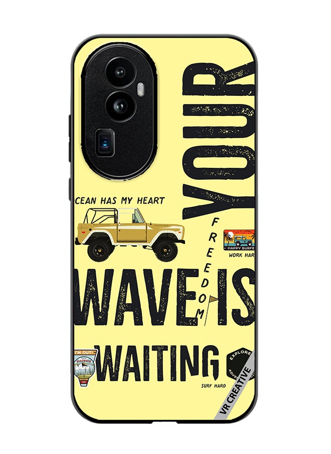 VR CREATIVE Protective Case Cover For Oppo Reno 10 Pro Plus Your Wave Is Waiting Design Multicolour  - Image 1