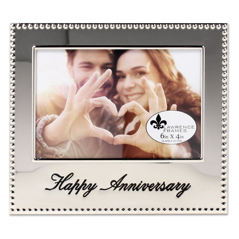 لورانس فرايمز إطار صور بطبعة عبارة "Happy Anniversary" - Image 1