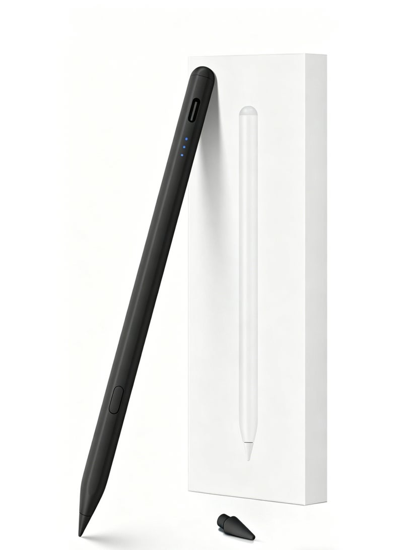 Pencil for iPad (2018-2026), USB-C Fast Charging Stylus Pen, Pixel-Perfect Tilt Sensitivity for Apple iPad 11/10/9/8/7/6/A16, iPad Mini 7/6/5, iPad Air M4/M3/M2 11"/13"/5/4/3, Pro M5/M4 13"/12.9″/11″ - Image 1