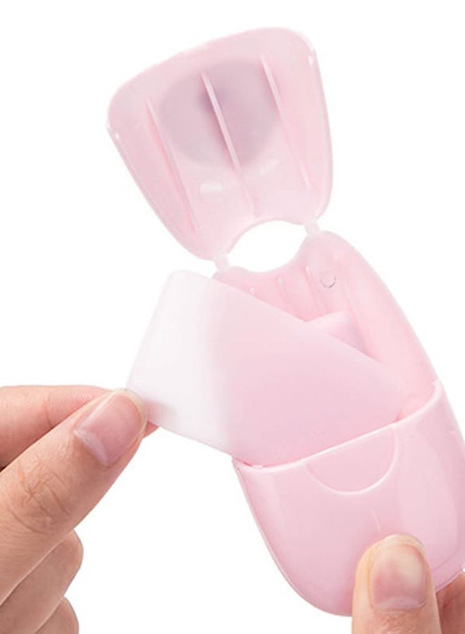 نيبمينينت Portable Disposable Paper Soap Box YPZ1307 Pink - Image 3