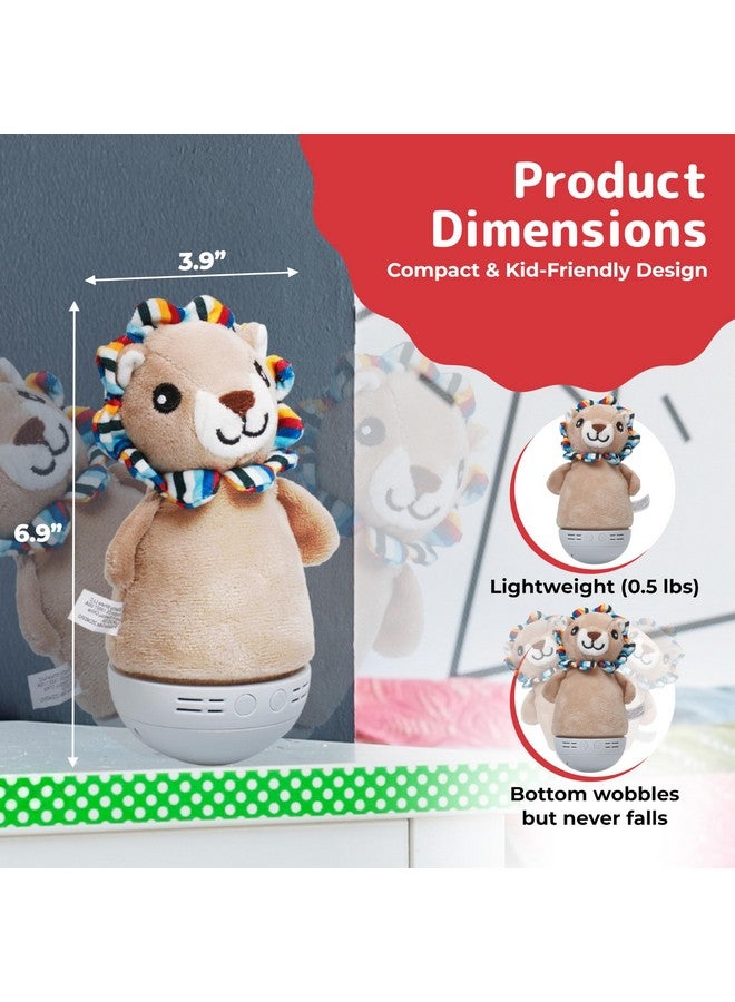 PREXTEX Little Lion Shape Kids Night Light - 7 Colors, 10 Calming Sounds, 6 Lullabies, Timer, Washable Covers, Portable Night Lamp for Kids - Lion Lamp for Ages 2 and Up - 3.9 x 6.9 x 3 inches - Image 3