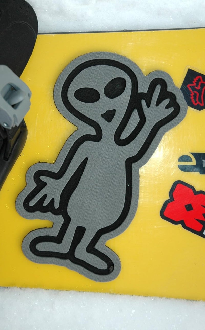 Toejamr Snowboard Stomp Pad - Alien - Gray - Image 4