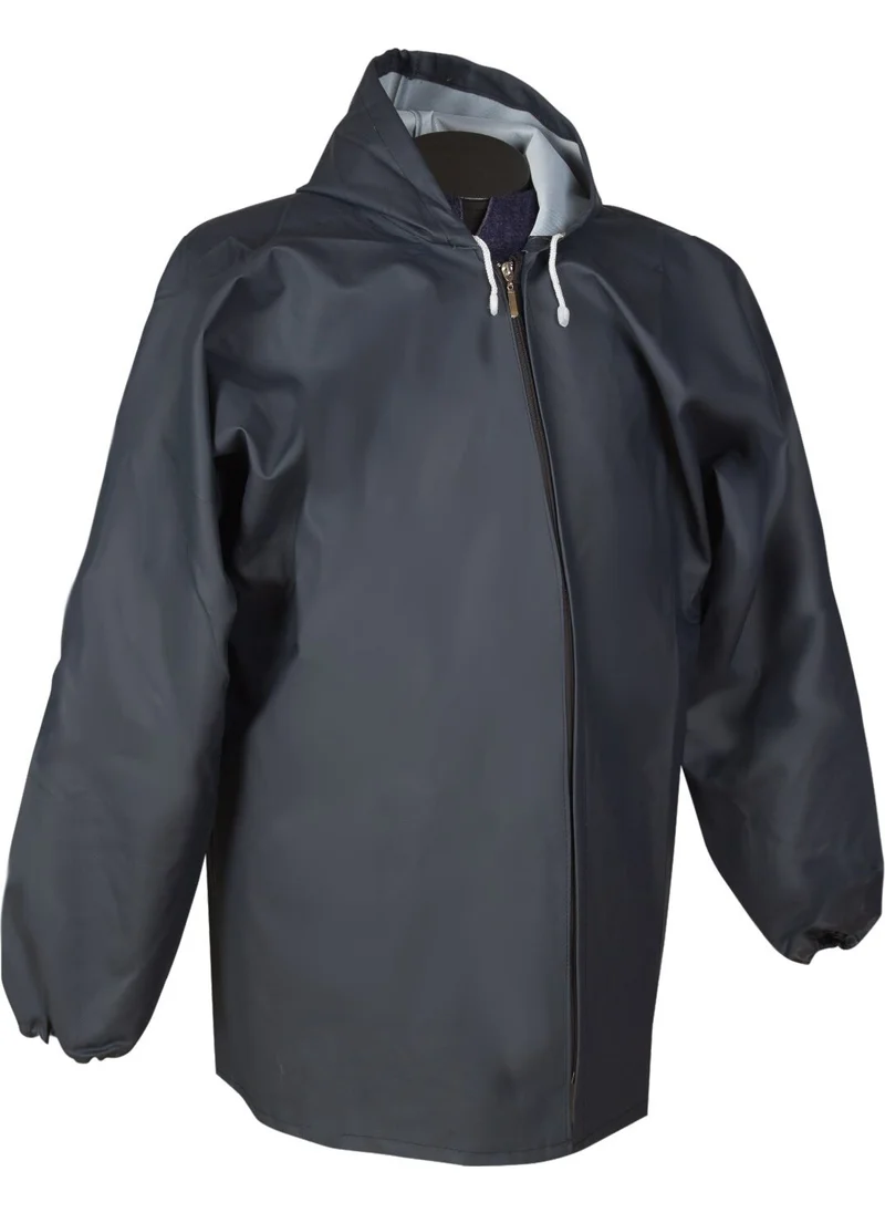 T Rain Zippered Jacket Type Raincoat