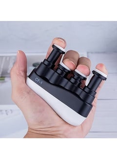 HY Finger Enhancer Hand-held Exerciser Guitar Trainer Suitable For 4 Kinds Of Tension Adjustable For Guitar, Piano, Trigger Finger Training, Improve Finger Agility And Strength  - Image 1