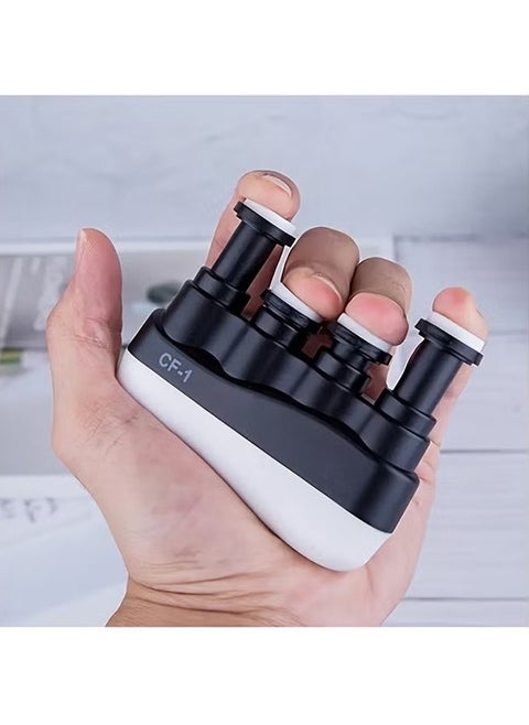Finger Enhancer Hand-held Exerciser Guitar Trainer Suitable For 4 Kinds Of Tension Adjustable For Guitar, Piano, Trigger Finger Training, Improve Finger Agility And Strength