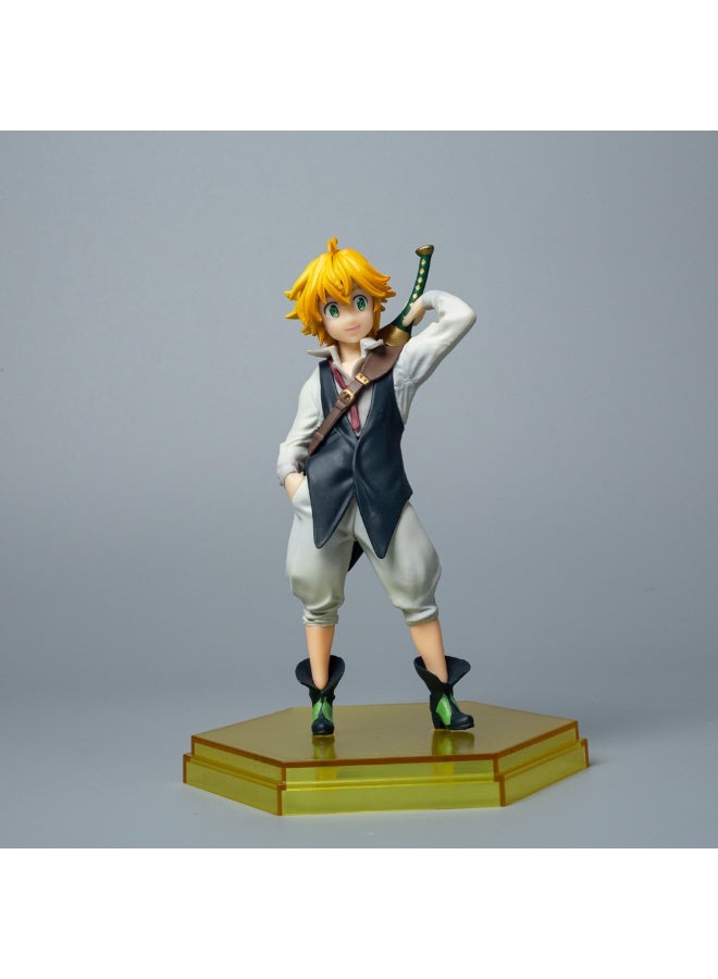 general Meliodas desktop decoration, character model collection, decorative toys, gifts for family and friends - Image 1
