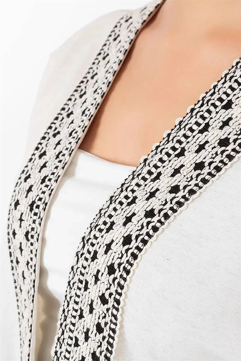 جارمودا Kimono Embroidered Kimono Linen Kimono Indian Kimono New Season Kimono Kaftan