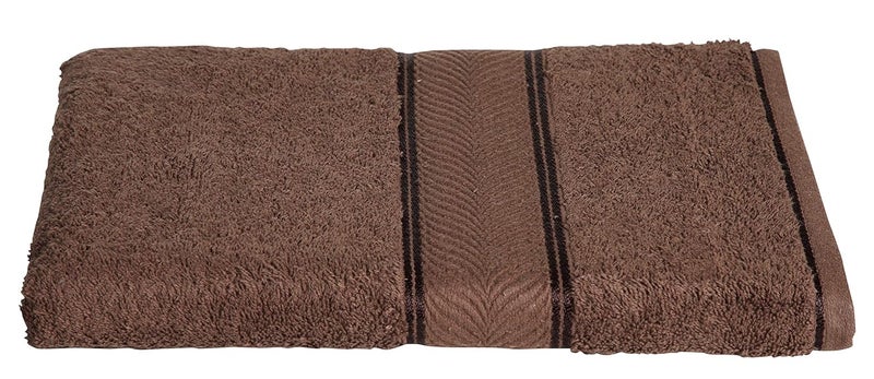 DIVINE OVERSEAS DIVINE OVERSEAS Premium Elegance 100 CottonSoftHighly Absorbent 450 GSM Big Men Bath Towel 30 x 60 Pack of 1 Cappuccino Brown 