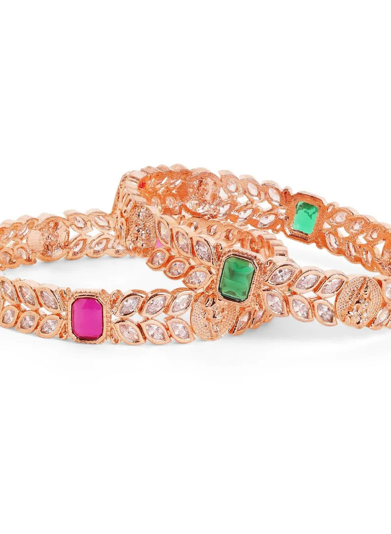 Priyaasi Rose AD-Studded Bangles