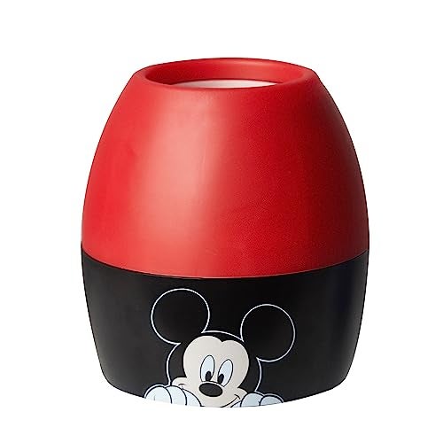 Idea Nuova Disney Mickey Mouse Kids Lamp & Nightlight – Scene Projector with Soft Glow – Fun Bedroom Décor for Toddlers & Children – Battery Operated - Image 1
