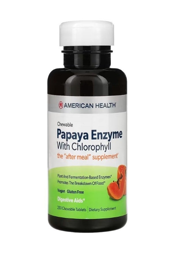 Papaya Enzyme with Chlorophyll 250 Chewable Tablets - pzsku/Z88D5D5E6C4CBB00E387AZ/45/_/1679297551/45ae29d9-a571-40ba-9f9f-a4973e03b8d9