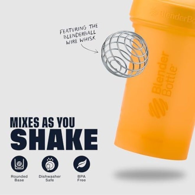 BlenderBottle Classic V2 Shaker Bottle 28oz - Protein Shaker for Shakes & Pre-Workout, BPA-Free, Dishwasher Safe, Tan - Image 5