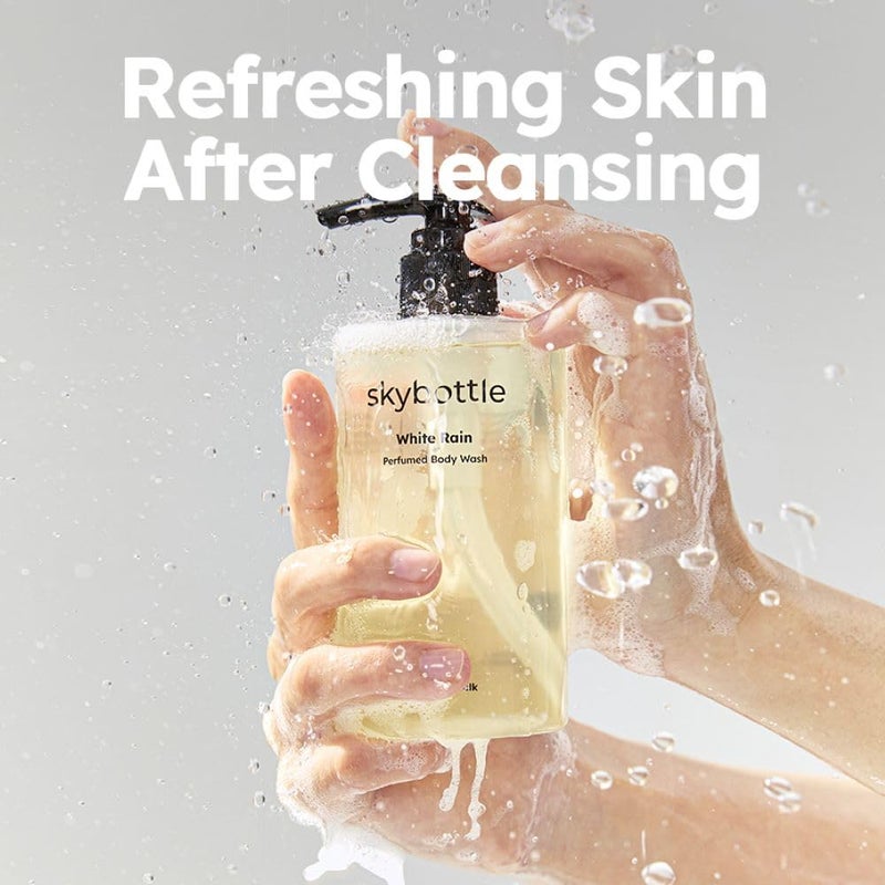 skybottle Body Wash Refreshing and Cleansing With AHA Deep Moisture for Dry Skin Perfumed with Bergamot White Rose Scent101 Fl Oz - Image 5