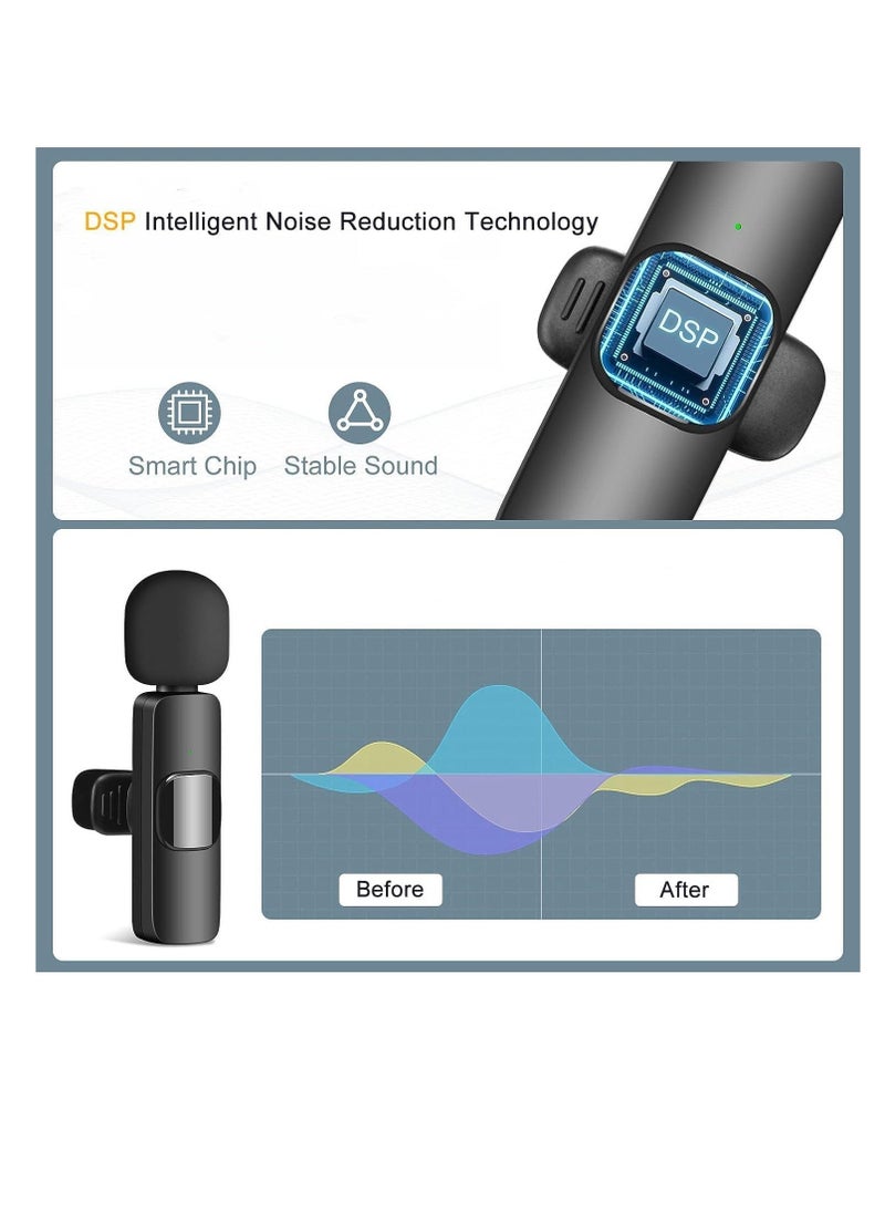 JAJEEK "Versatile 3-in-1 Wireless Microphone – Compatible with Smartphones, Speakers, and Computers, Clear High-Quality Audio for Vlogging, Live Streaming, Podcasts, Online Meetings & More" - Image 2