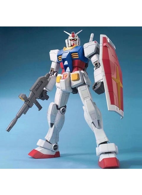 Gundam Model MG Attacks Free Light Wings Blue And Red Heretical Unicorn Destiny Big Class Assembled Mecha Hand-made Toy-Color:Yuanzu Mecha [shield + Cannon] - Free Stand - Single Model