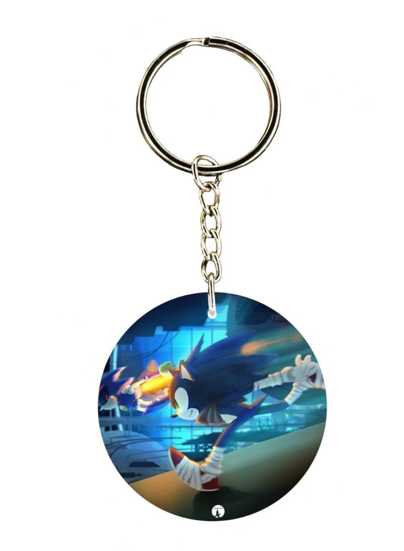 RKN Sonic Printed Keychain