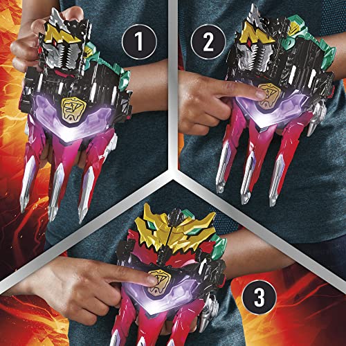 Power Rangers Dino Knight Morpher Toy with Lights, Sounds and Red Ranger Key - 5+ Years - Image 3