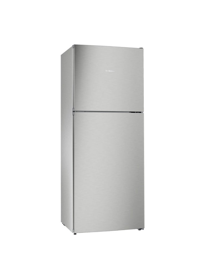 365L Gross / 328L Net, Fridge Freezer with Freezer at Top, 178 x 70 cm, Total No Frost, VitaFresh, LED Light 120 W KDN43NLE0M silver