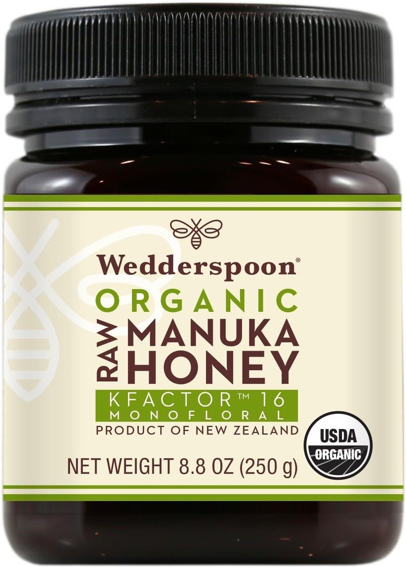 Wedderspoon Organic Raw Manuka Honey KFactor 16+ - Image 1