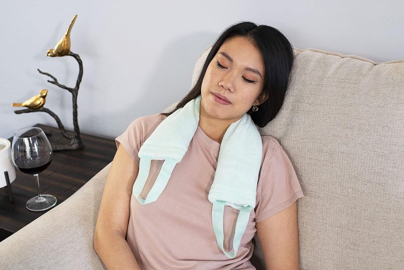 DreamTime Comfort Neck Wrap Soothing Aromatherapy Perfect for Pain Relief Lavender and Peppermint Green 1 Count - Image 3