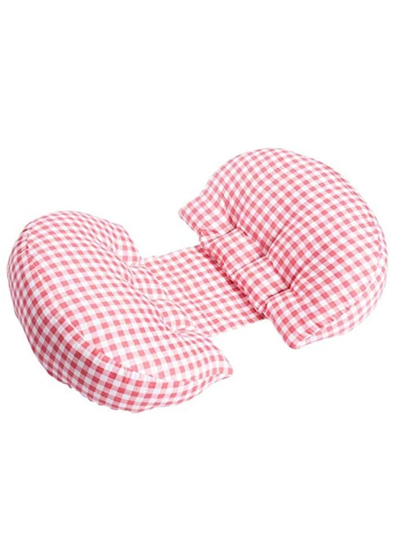 Side Sleeper Pregnancy Support Pillow Double Wedge for Both Bump and Back Adjustable Center Panel According to Body Size  - Image 2