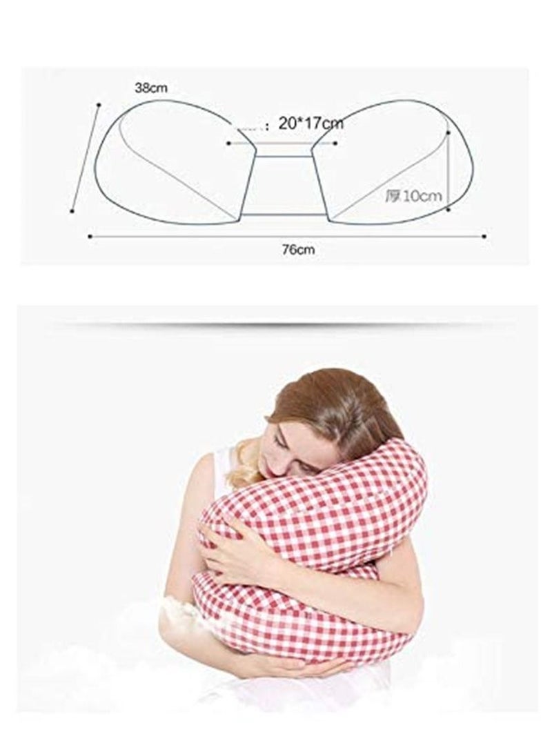 Side Sleeper Pregnancy Support Pillow Double Wedge for Both Bump and Back Adjustable Center Panel According to Body Size  - Image 5