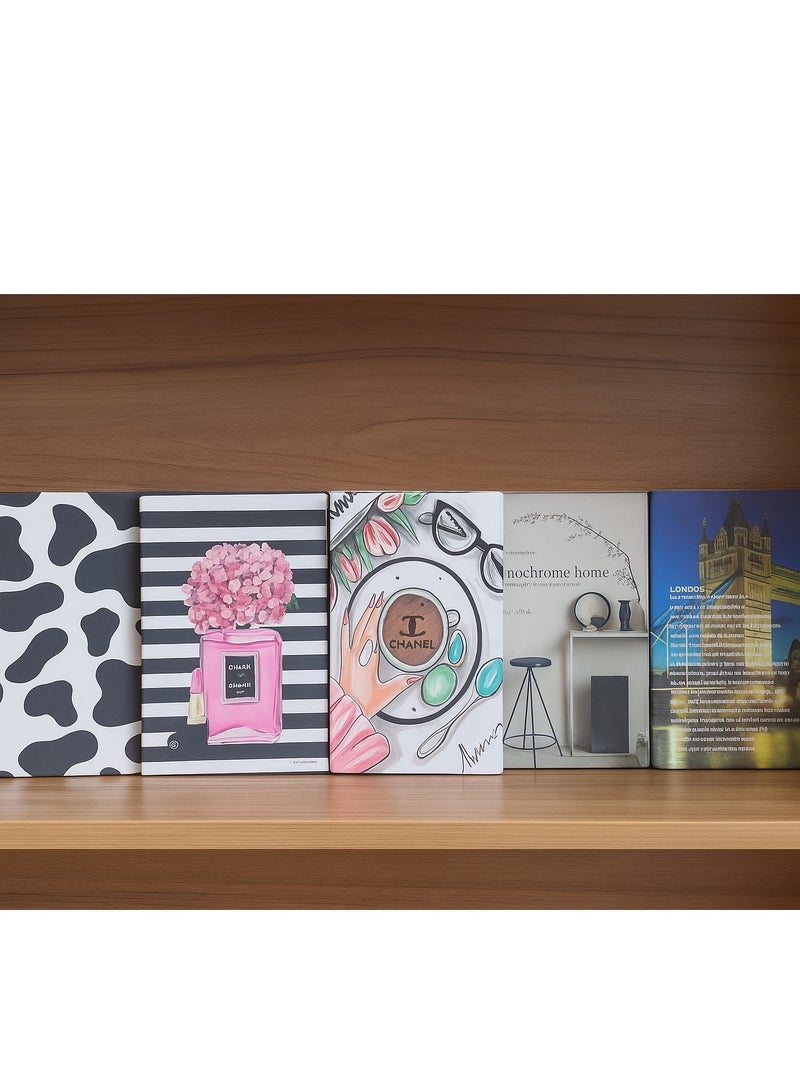 Decorative Books, 6Pieces Specially Designed In Unique And Varied Shapes And Colors, Adding Liveliness To Every Corner. A Distinctive Decorative Product That Will Add An Aesthetic Touch To Your Home Or Office. Size: 20 X 30 Cm. - Image 2