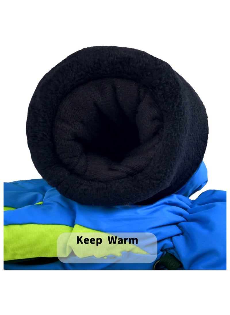 SYOSI - Kids Ski Gloves, Kids Winter Warm Gloves, Warmest Waterproof and Breathable Snow Gloves for Cold Weather, Cold Weather Windproof Thermal Gloves for Boys & Girls - Image 1