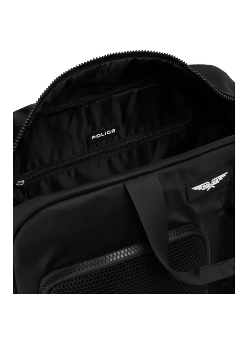 Police  Police Men's Lewis Duffle Bag with Spacious Travel Design, 100% Polyester Construction & Rugged Polished Finish – Black for Men | Best Price UAE