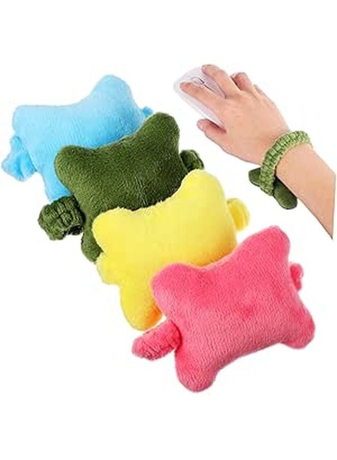 4 Pcs Small Mouse Wrist Rests with Elastic Band Comfortable Support Cushions for Office Laptop Computer Work Gaming Relief - Image 1