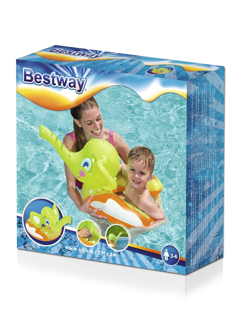 Bestway 27 Inch X 24 Inch Elephant Spray Ring, Green  - Image 1