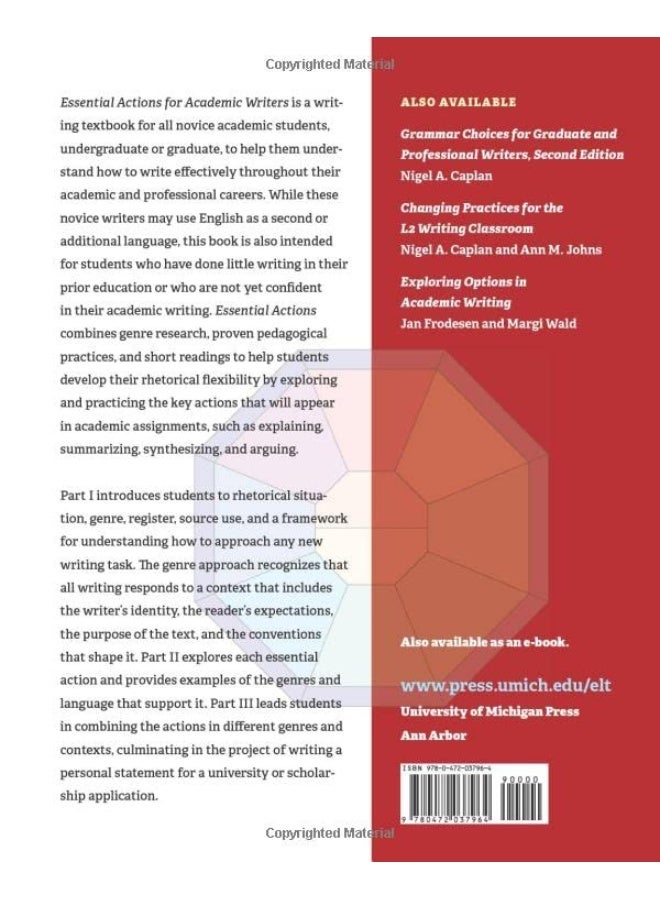 Essential Actions for Academic Writing: A Genre-Based Approach  - Image 2