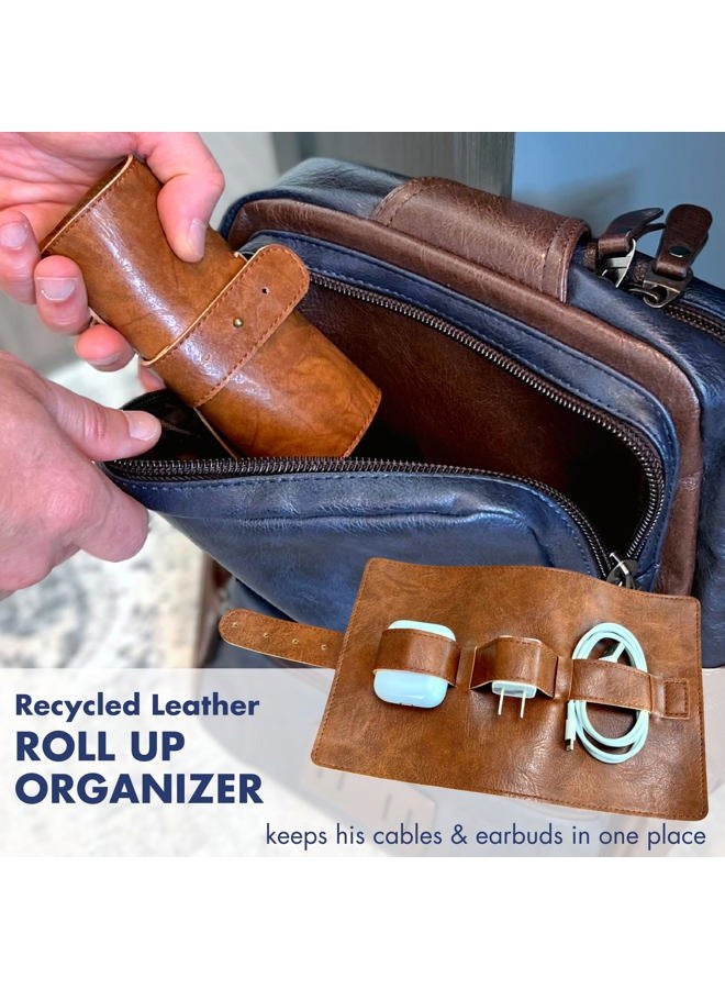 Boxzie Happy Birthday Box for Men | Birthday Gifts for Men Leather Organizers Notebook Socks Soap Multi Tool | Mens Birthday Gift Ideas are Unique Thoughtful Presents for Him Guys Dad Brother Son Husband - Image 4