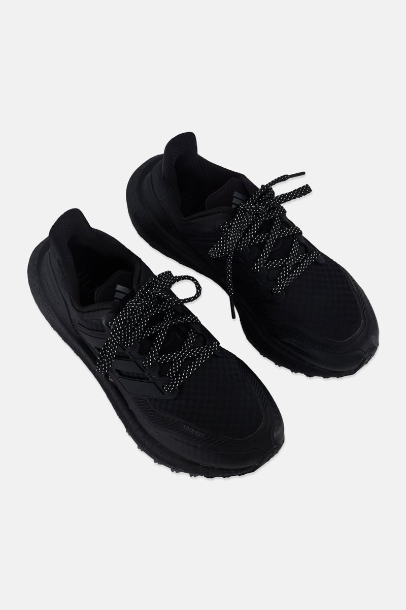 Women Ultra Boost Light Lace Up Running Shoes, Black