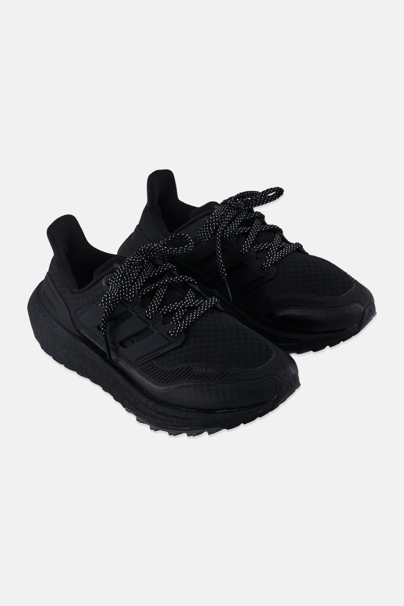 Women Ultra Boost Light Lace Up Running Shoes, Black