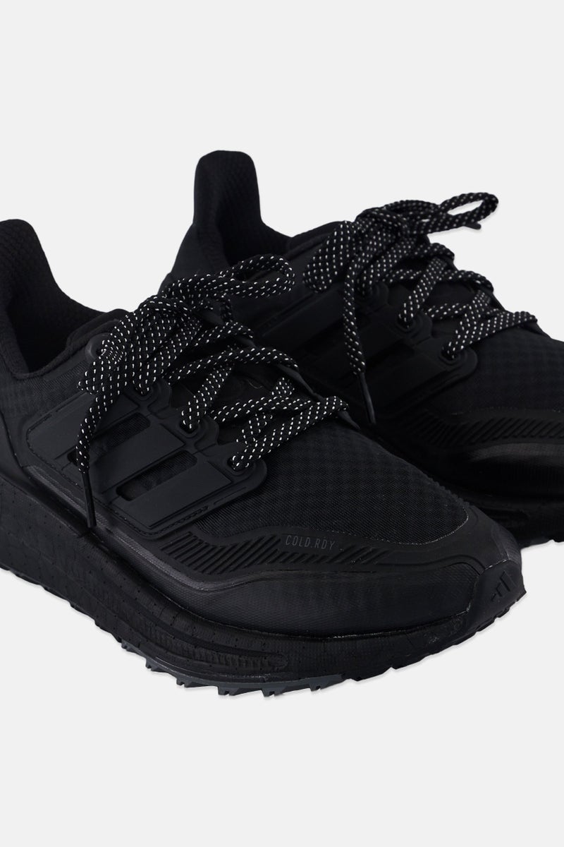 Women Ultra Boost Light Lace Up Running Shoes, Black