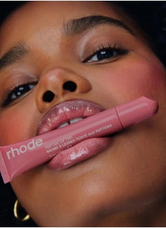 rhode 1 Pcs Lip Jam Hydrating Lip Gloss 10 ml(SALTY TAN)  - Image 5