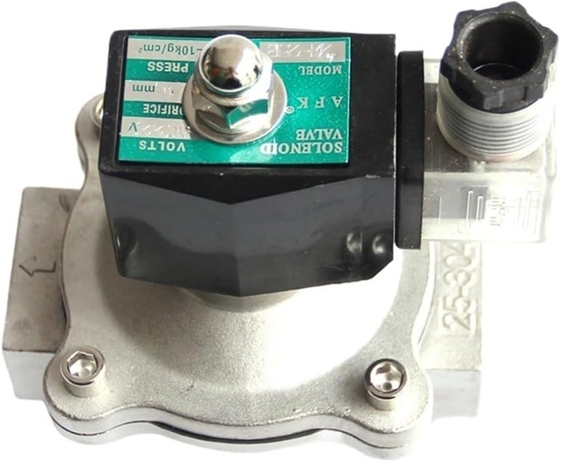 1 Inch 12V DC Stainless Steel 304 IP65 High Temperature Normally Closed Solenoid Valve - Image 5