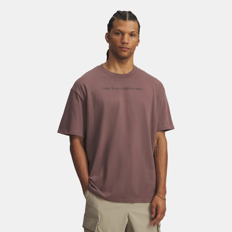 UNDER ARMOUR Men's Running Shoe Heavyweight T-Shirt