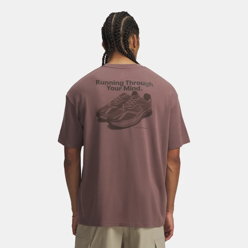 Under Armour Brown Men's Running Shoe Heavyweight T-Shirt for Men | Best Price UAE