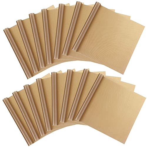 selizo Teflon Sheet for Heat Press, 15 Pack Selizo Heat Transfer Cover Paper Heat Resistant Transfer Protector Sheets for Cricut Iron HTV Vinyl, Sublimation, Baking and Craft - Image 1
