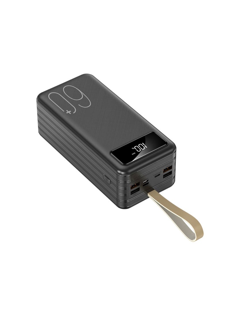 Bavin - Bavin Power Bank Portable Large Capacity 60000 mAH Power Bank Fast Charging power Bank With Builtin Flashlight And Built in Cables - Image 1