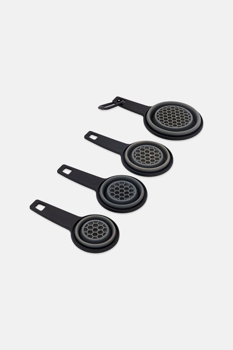 MASTERCLASS Smartspace 4 Pcs Collapsible Baking Measure Cups, Grey - Image 3